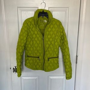 Green Michael Kors light weight jacket size small.